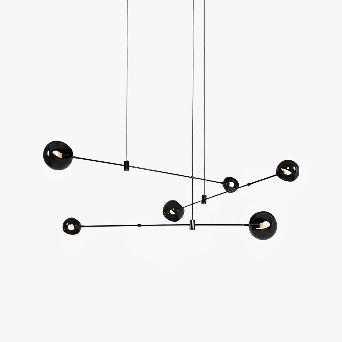 Equilia Rotating Glass Globe Chandelier