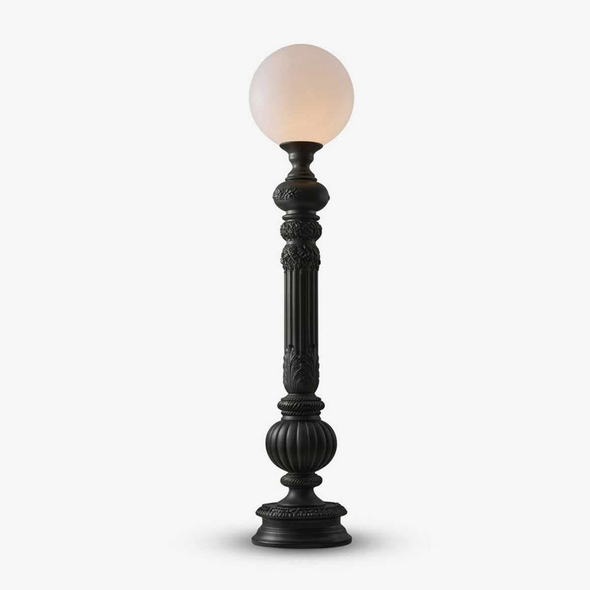 Corinthe Carved Column Floor Lamp