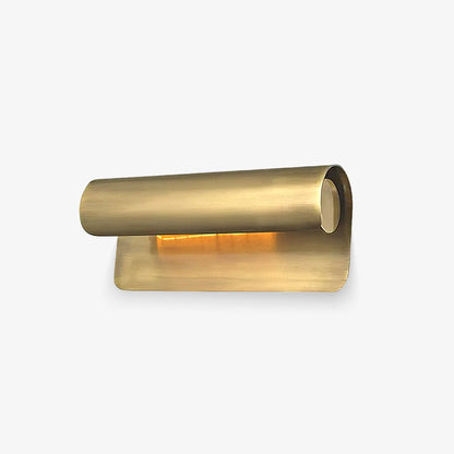 Albane Brass Cylinder Wall Sconce