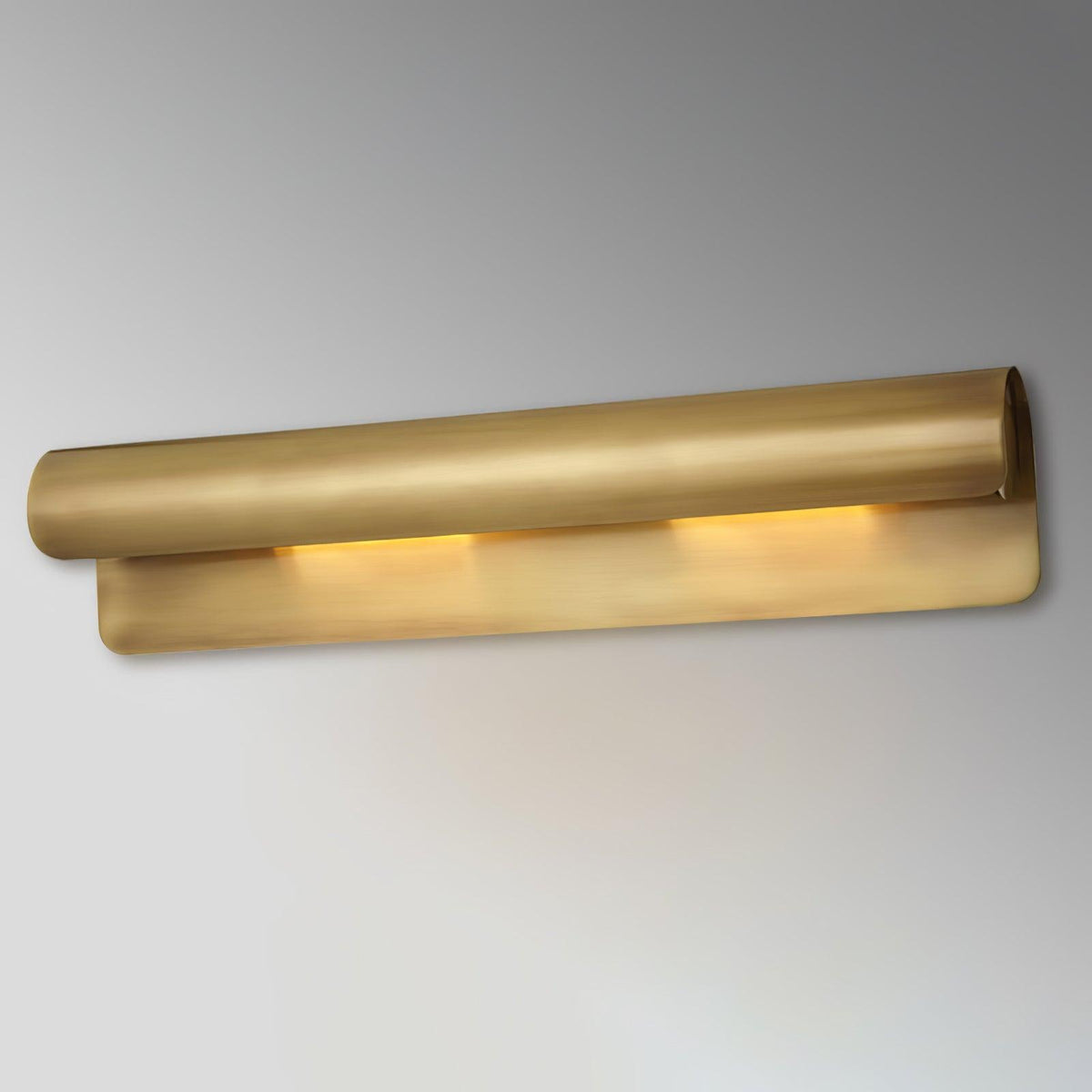 Albane Brass Cylinder Wall Sconce