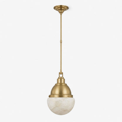 Gisele Alabaster Globe Pendant Light