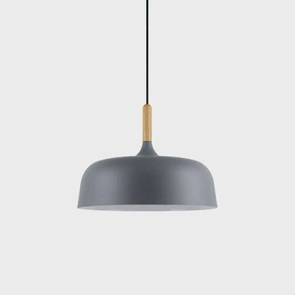 Noisette Oak Dome Pendant Light