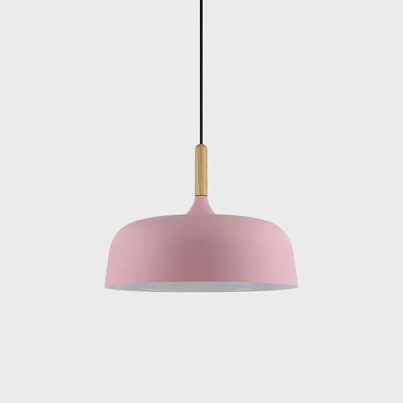 Noisette Oak Dome Pendant Light