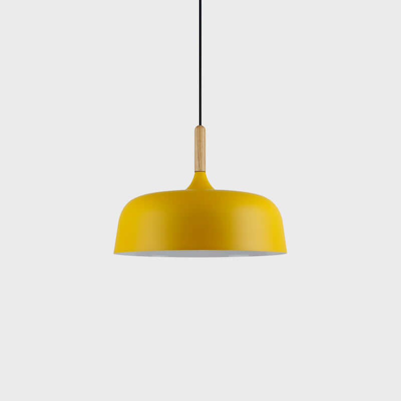 Noisette Oak Dome Pendant Light