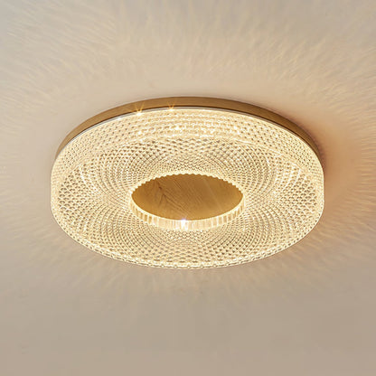 Aureole Wood Ring LED Ceiling Light