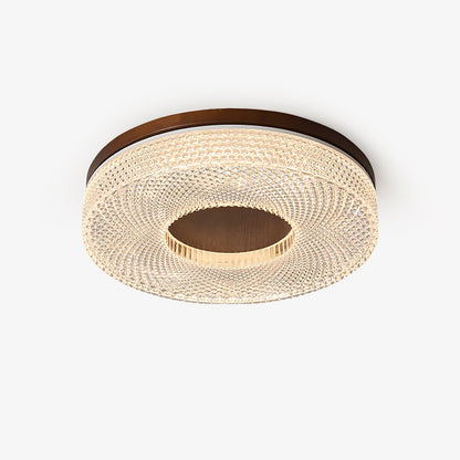 Aureole Wood Ring LED Ceiling Light