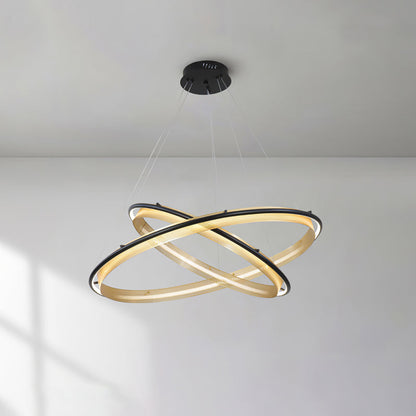 Orbita Acrylic Ring LED Chandelier