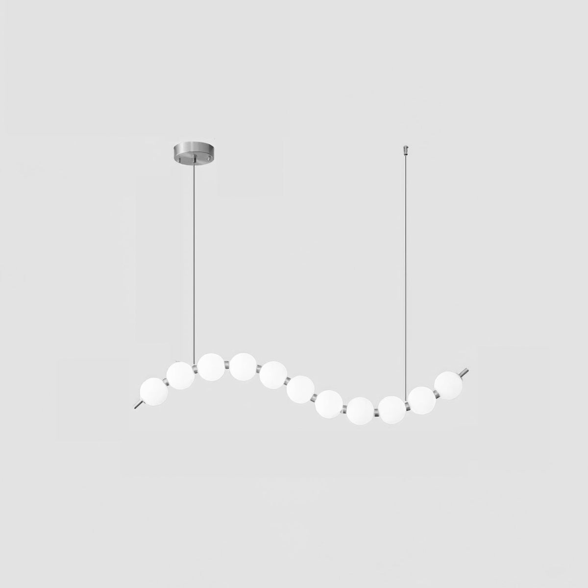 Nacre Pearl Acrylic Orb LED Chandelier