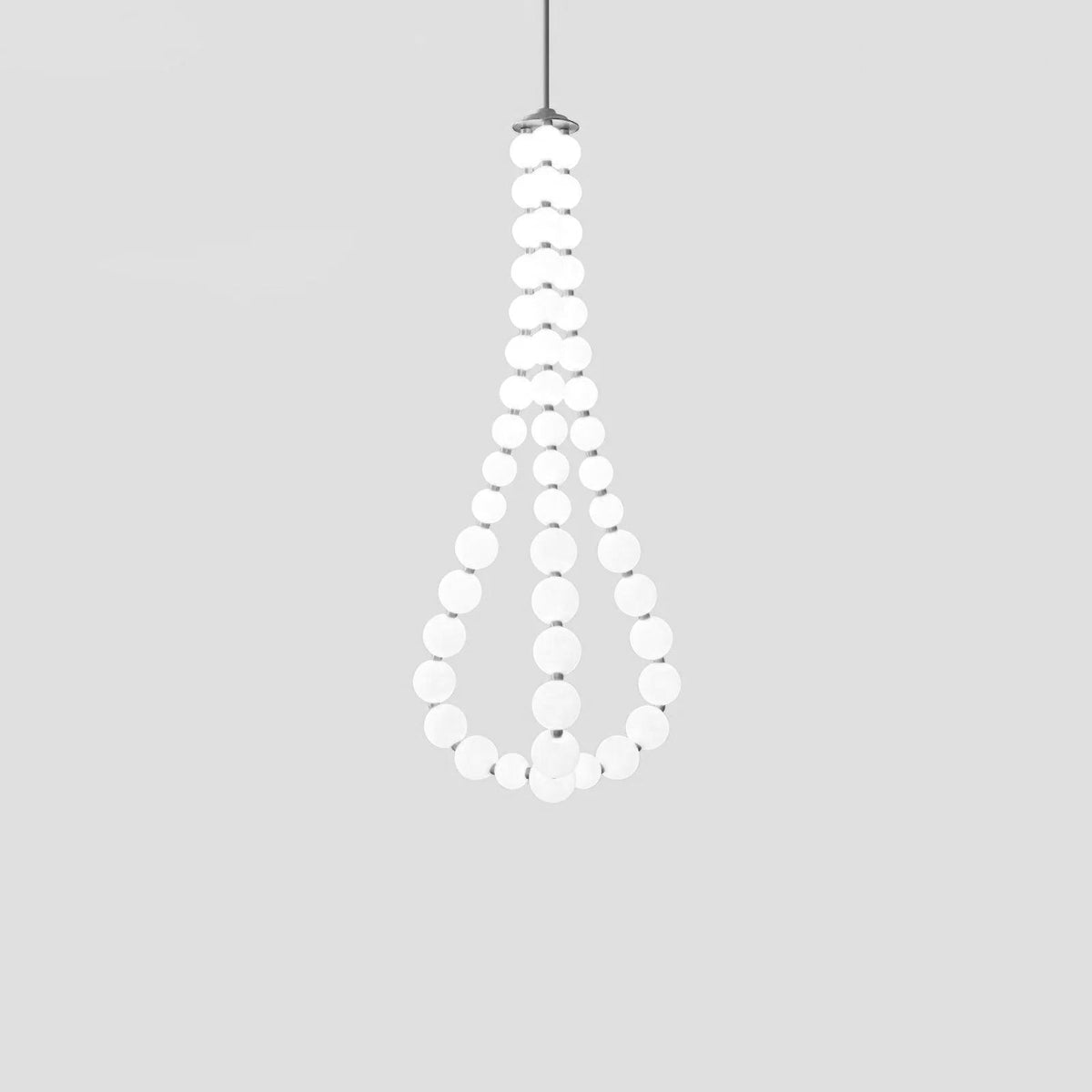 Nacre Pearl Acrylic Orb LED Chandelier