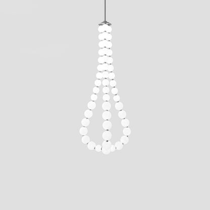 Nacre Pearl Acrylic Orb LED Chandelier