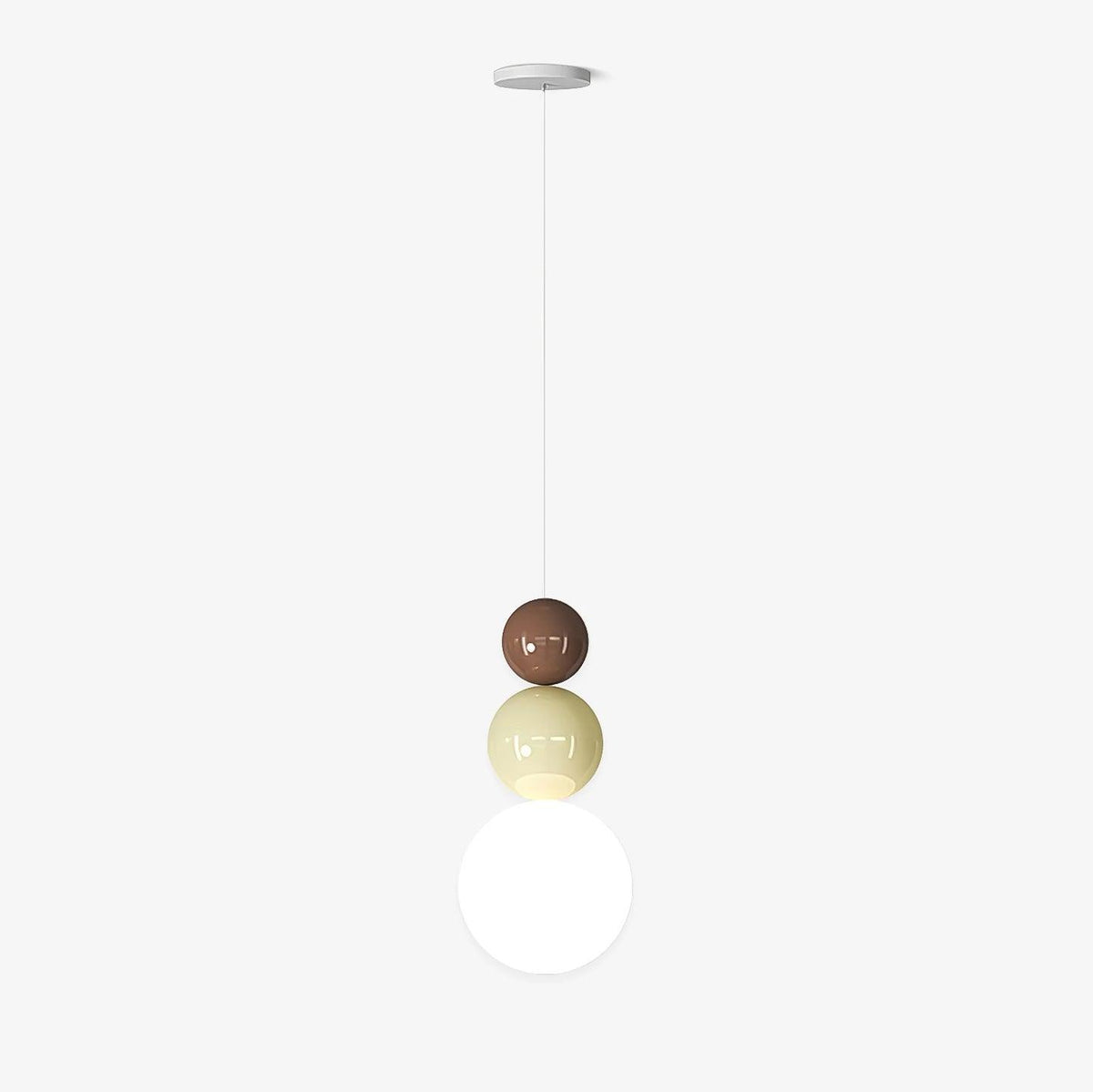 Trilla Three Ball Acrylic Pendant Light