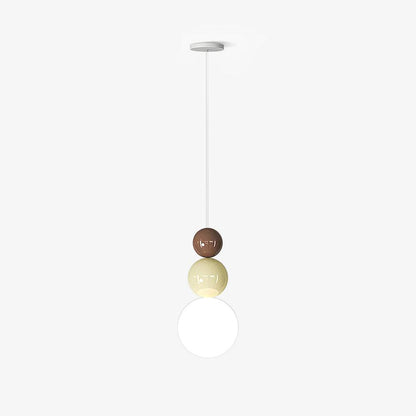 Trilla Three Ball Acrylic Pendant Light