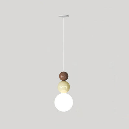 Trilla Three Ball Acrylic Pendant Light