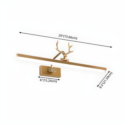 Cervo Antler Gold LED Wall Lamp