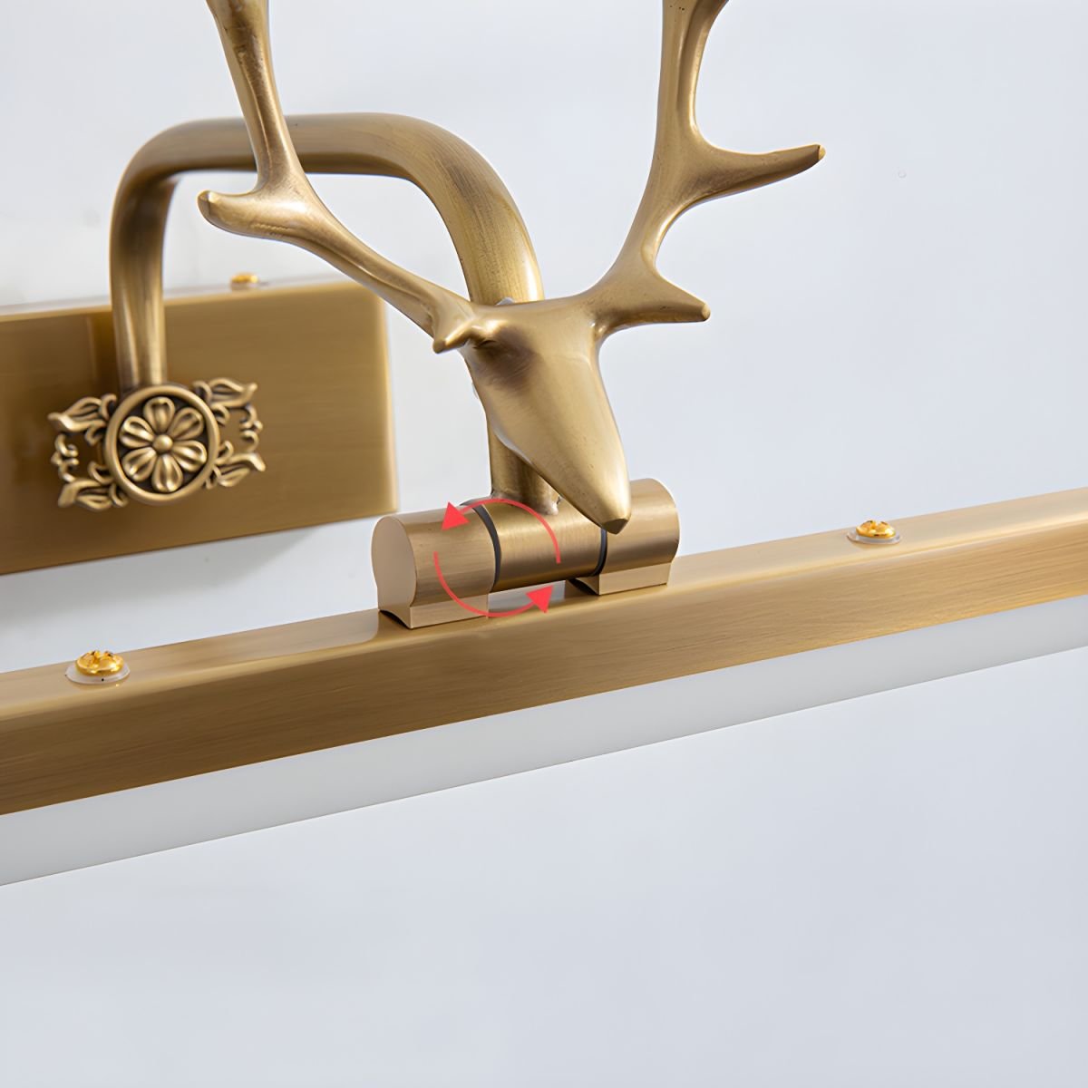 Cervo Antler Gold LED Wall Lamp
