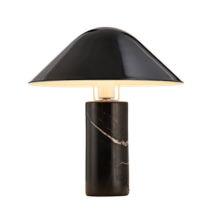 Pietra Marble Metal Shade Table Lamp