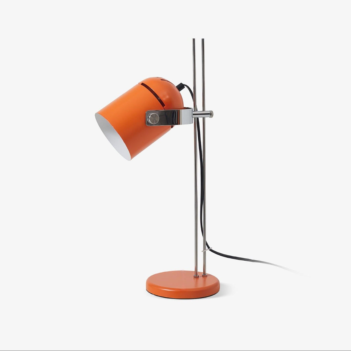 Tilden Telescoping Chrome Metal Desk Lamp