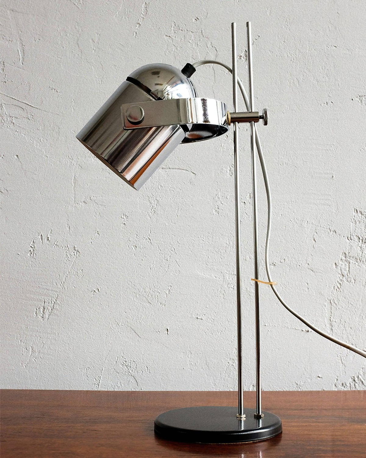 Tilden Telescoping Chrome Metal Desk Lamp