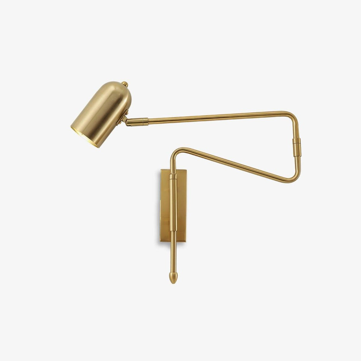 Arley Swing Arm Hardwired Reading Wall Lamp