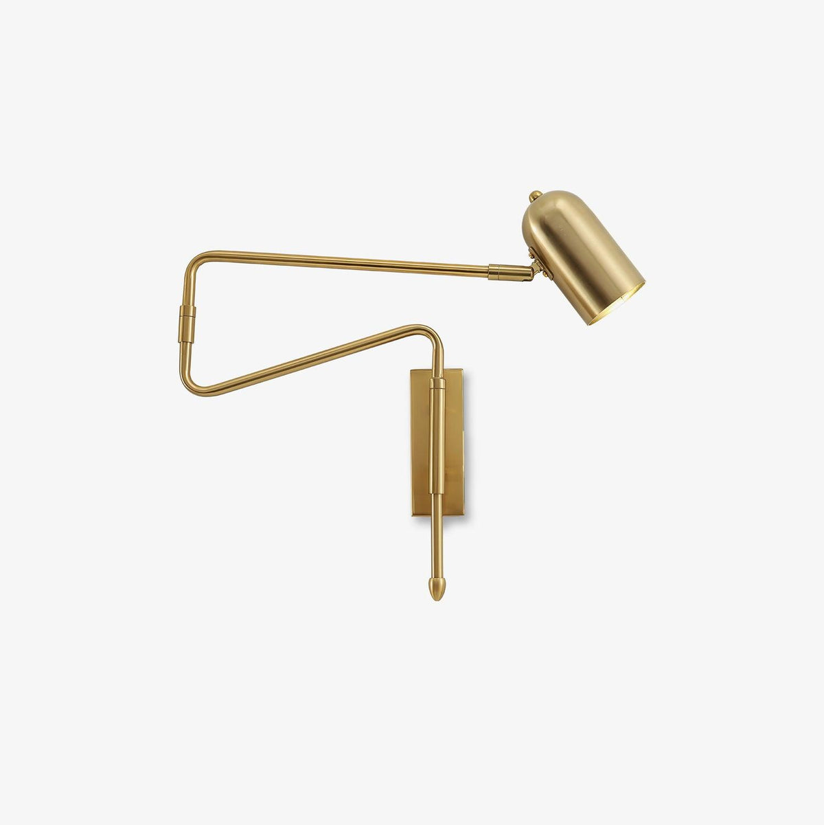 Arley Swing Arm Hardwired Reading Wall Lamp