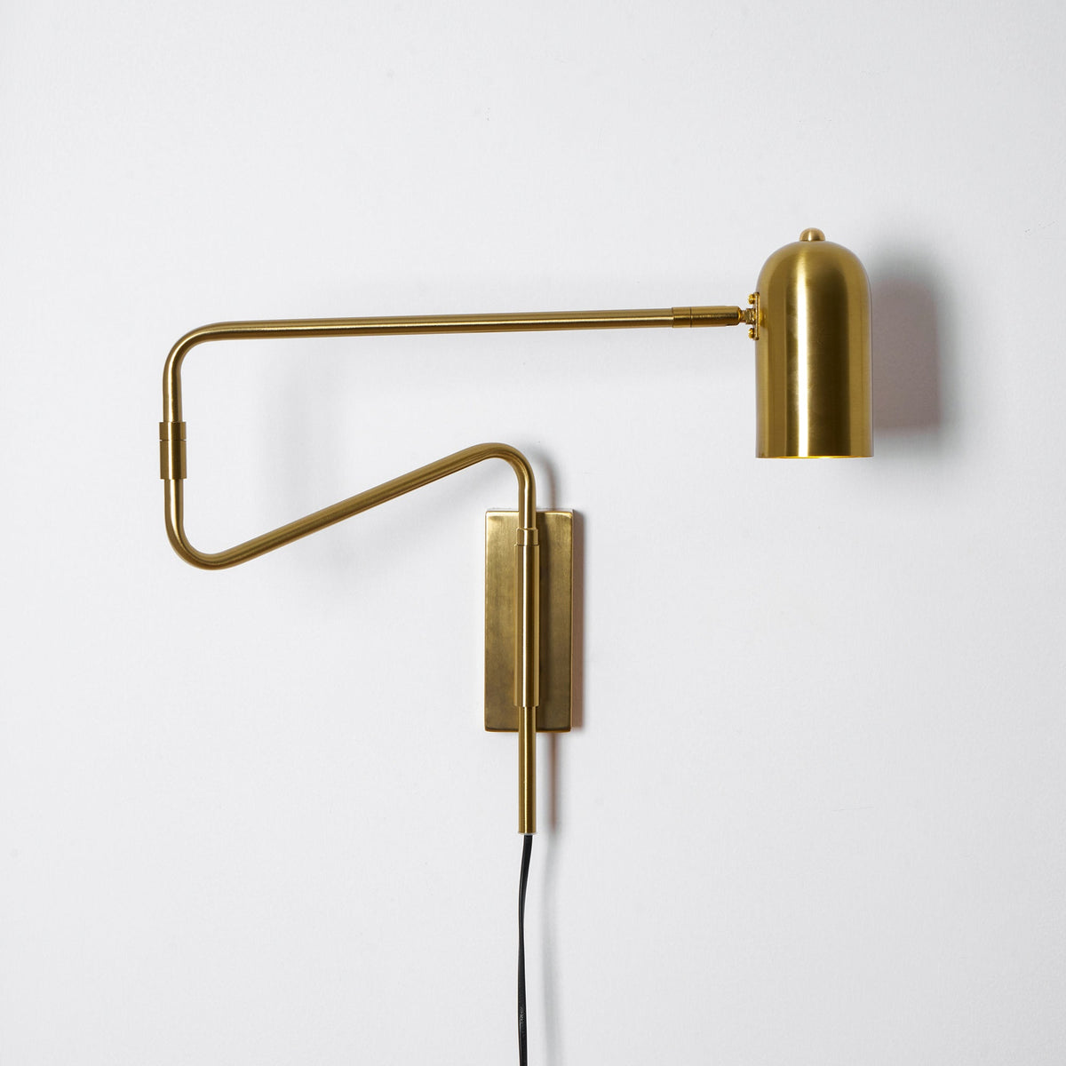 Swivo Plug In Swing Arm Wall Lamp