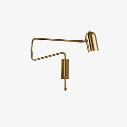 Arley Swing Arm Hardwired Reading Wall Lamp