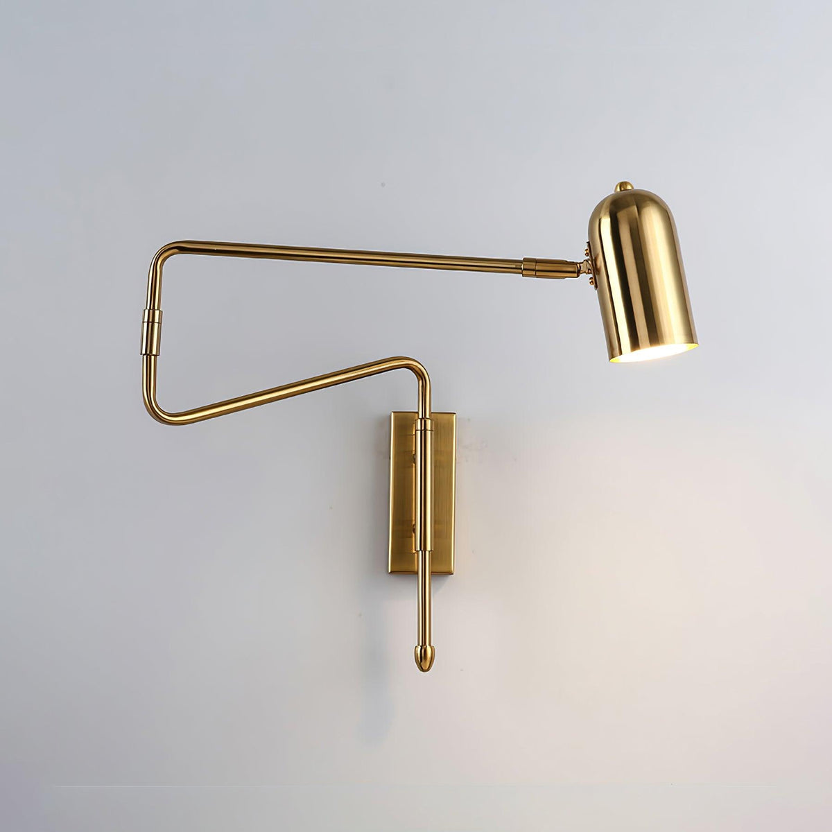 Arley Swing Arm Hardwired Reading Wall Lamp