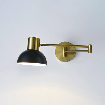 Arley Swing Arm Hardwired Reading Wall Lamp