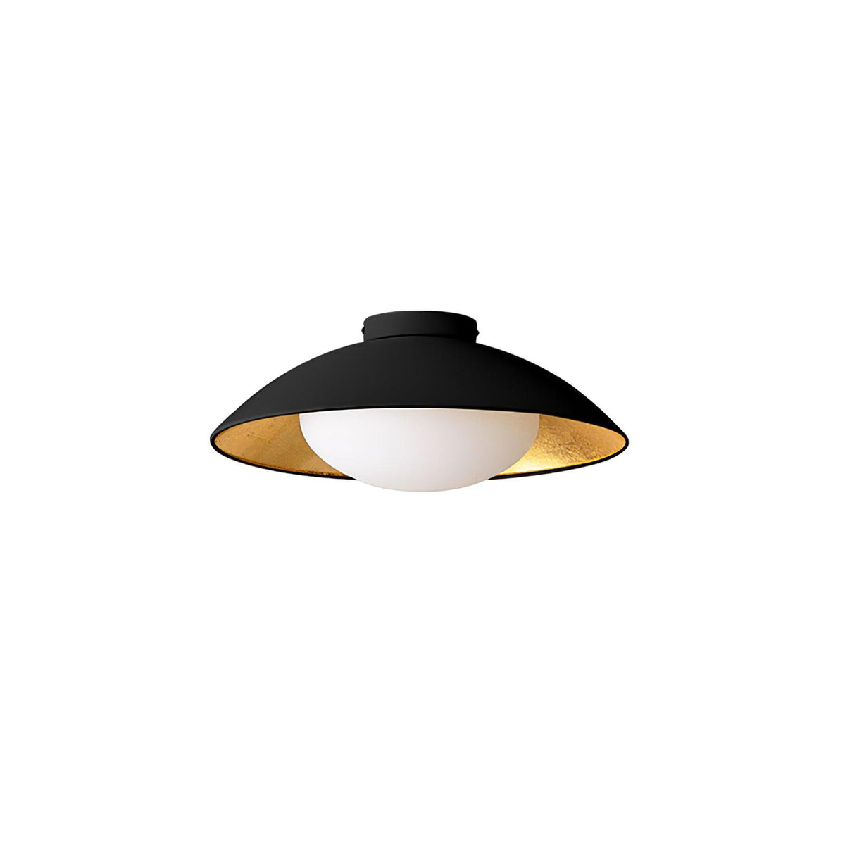 Ombrelle Gold Leaf Dome Ceiling and Wall Light