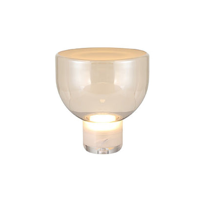 Ambrette Glass Bowl Table Lamp