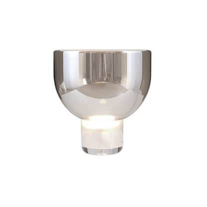 Ambrette Glass Bowl Table Lamp
