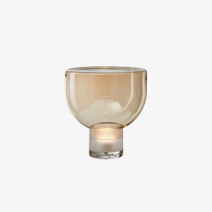 Ambrette Glass Bowl Table Lamp