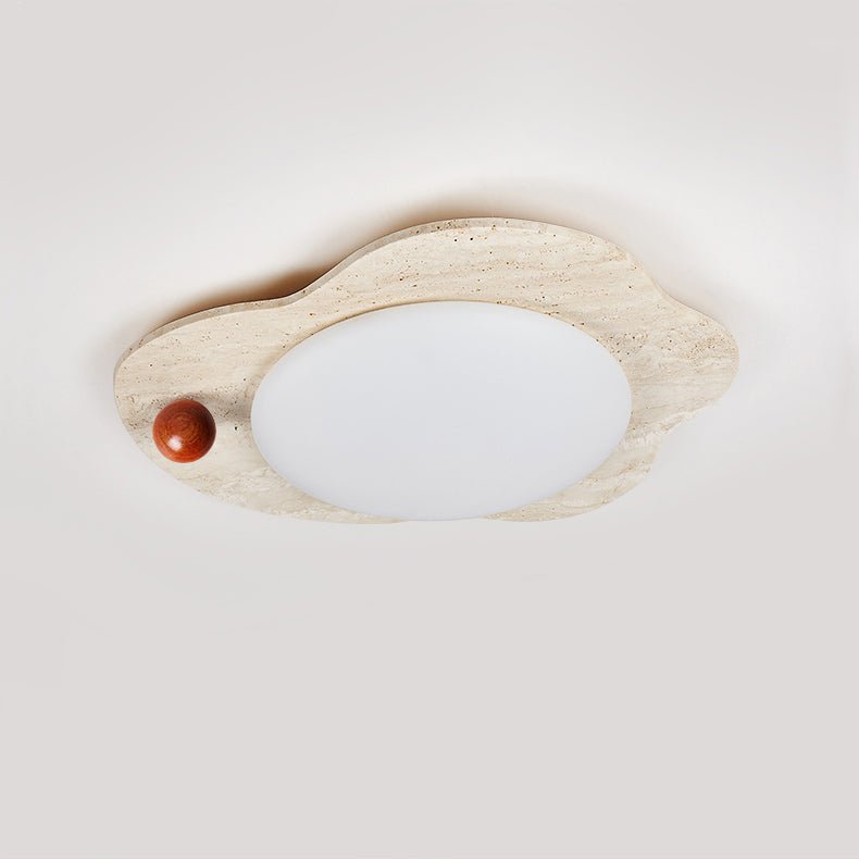 Nuvola Travertine Cloud LED Ceiling Light