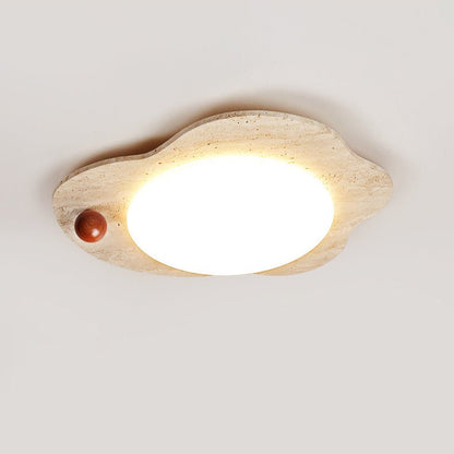 Nuvola Travertine Cloud LED Ceiling Light