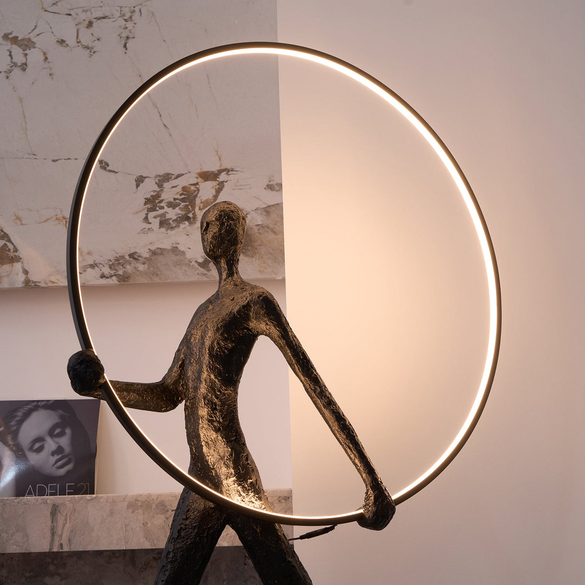 Passeur Sculptural Figure LED Floor Lamp