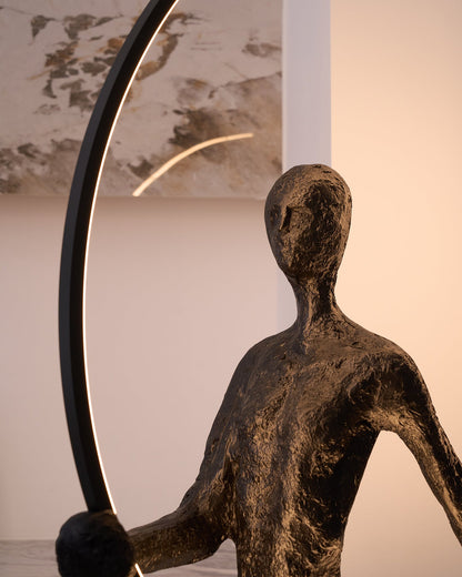 Passeur Sculptural Figure LED Floor Lamp