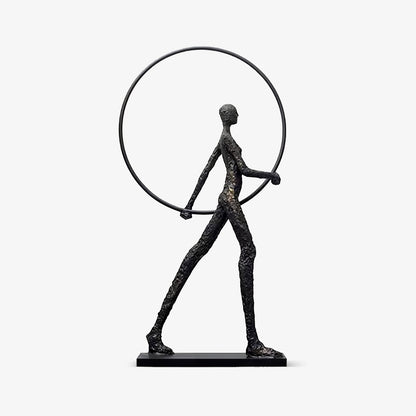 Passeur Sculptural Figure LED Floor Lamp
