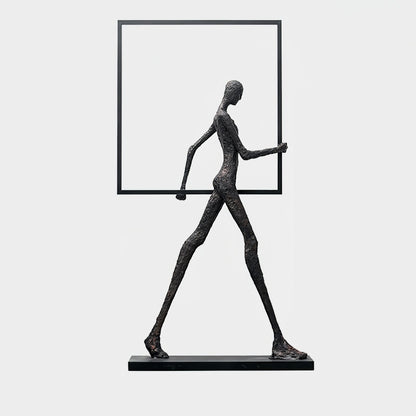 Passeur Sculptural Figure LED Floor Lamp