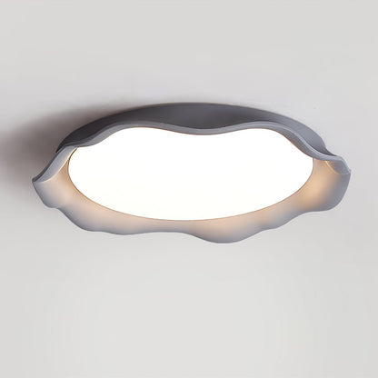 Calanque Microcement Wave LED Ceiling Light
