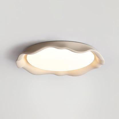 Calanque Microcement Wave LED Ceiling Light