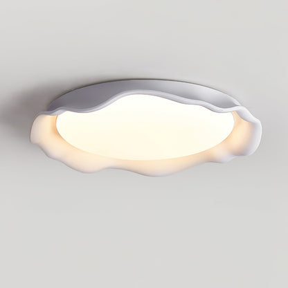 Calanque Microcement Wave LED Ceiling Light