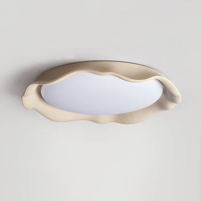 Calanque Microcement Wave LED Ceiling Light