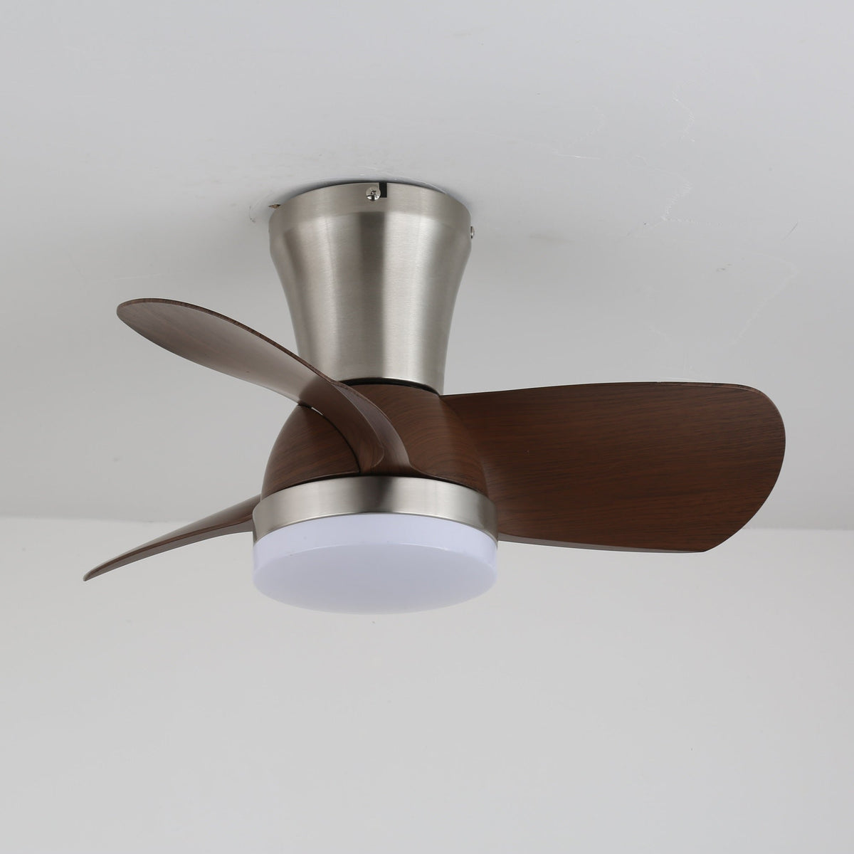 Tramonte Wood Grain LED Ceiling Fan Light
