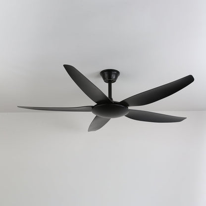 Noemi 52 Inch Matte Black DC Ceiling Fan with Remote