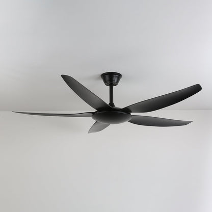 Noemi 52 Inch Matte Black DC Ceiling Fan with Remote