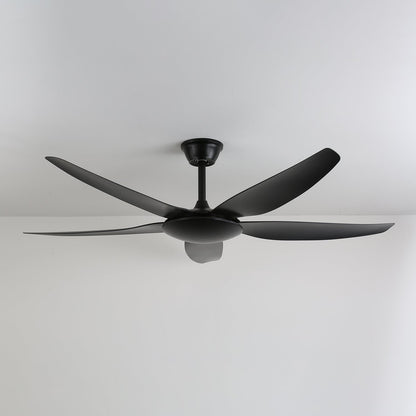 Noemi 52 Inch Matte Black DC Ceiling Fan with Remote