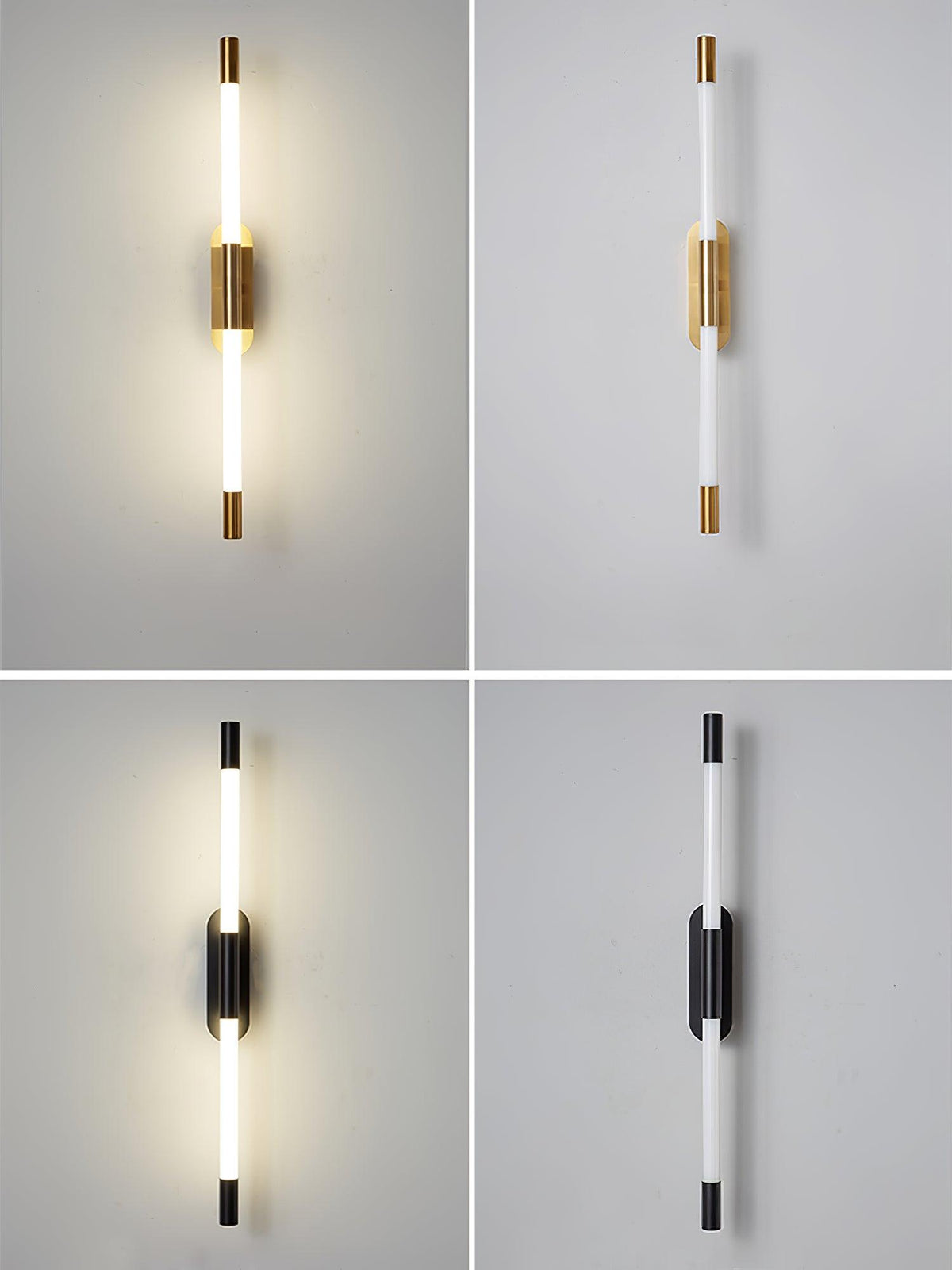 Abelle Slim Vertical Tube LED Wall Sconce