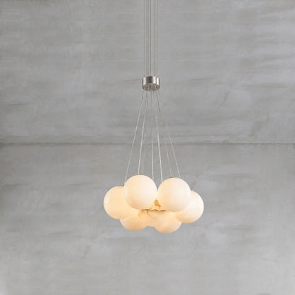 Alix Alabaster Ball Cluster Chandelier