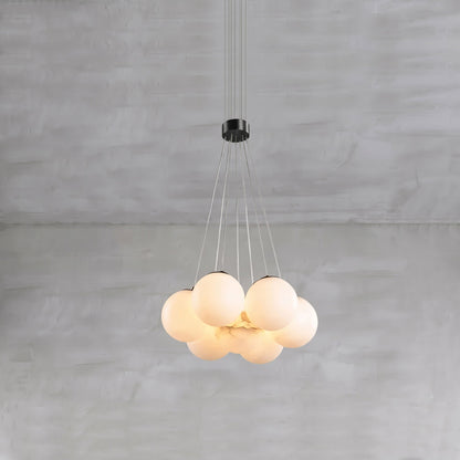 Alix Alabaster Ball Cluster Chandelier