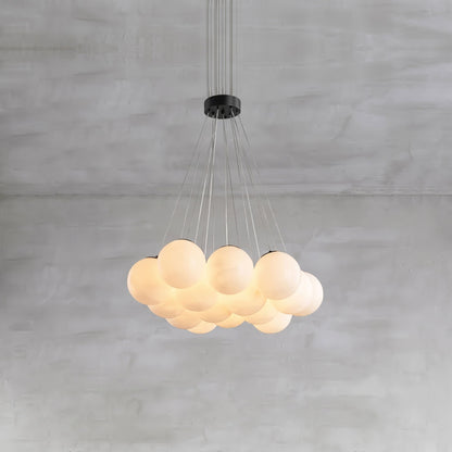 Alix Alabaster Ball Cluster Chandelier